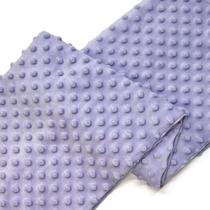 Minky Dot Fabric For Baby Comfort Blankets 1mm Pile Length Polyester Single Sided Swaddle Baby Crying Comfort Plush Fabric