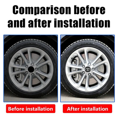 4Pcs 60mm For Car emblem Wheel hub Center Cap Badge covers sticker Decals Styling For Toyota Corolla RAV4 LEVIN Yaris C-HR Camry
