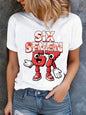 Funny 67 Brainrot Women T Shirts for Laddy Six Seven Brain Rot T-Shirt Party Tshirt for Girls T shirt for Woman Tops Tees