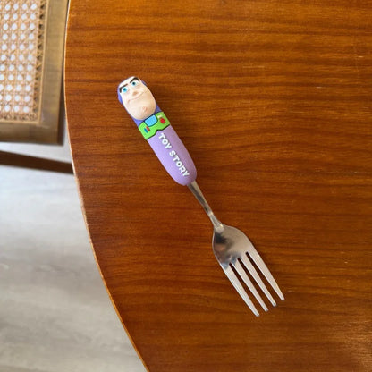 Toy Story 5 Spoon Fork Cutlery Set Woody Buzz Lightyear Jessie Forky Alien Cartoon Character Birthday Christmas Gift For Fans