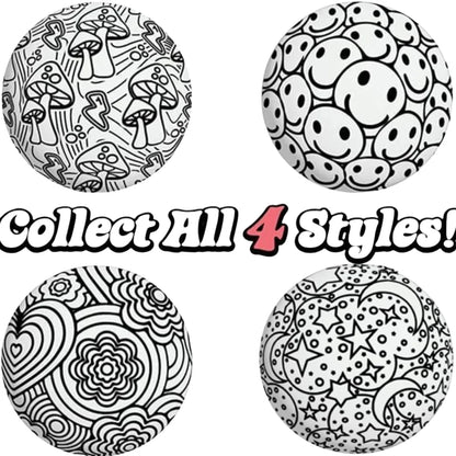 NEW NeeDoh Graffiti Ball Blind Box Series Desktop Ornament Stress Squishy Toys For People Under Pressure Fun Soft Stress Ball