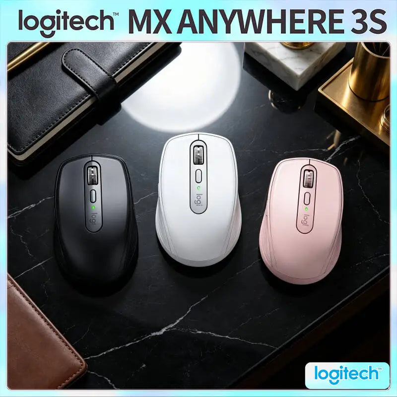 Top-Tier MX Anywhere 3S - 8K DPI Sensor, Multi-Device Sync, Silent Click, Perfect for Electronics Festival Back Office Room