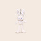 30cm Cute Pull-out Rabbit Plush Toy Keychain Creative Plush Ear Pulling Bunny Pendant Bag Charm Kids Stress Relief Gift