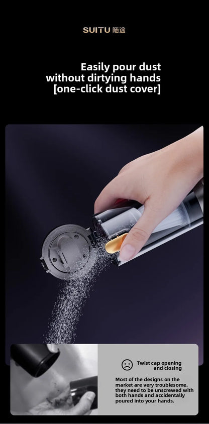 Portable Wireless Handheld Car Vacuum Cleaner Brushless High Power Air Duster Cleaner For Vehicle And Household Appliance