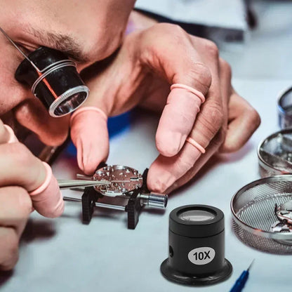 Watch repair tools, watch repair magnifiers 5 to 20 times, clock magnifiers, jewelry magnifiers, watch repair magnifier set 4pcs