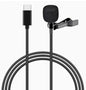 MC01 Portable 1.5m Wired Mini Microphone Type C For Phone PC Laptop Metal Clip-on Lavalier USB mic 3.5mm Condenser Microphone