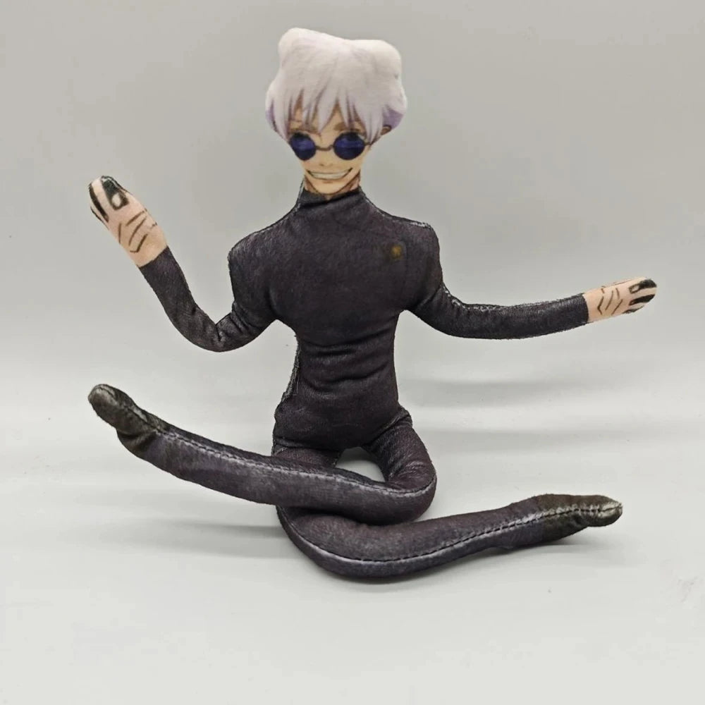 Anime Gojo Satoru Itadori Yuji Geto Suguru Cosplay Doll Plush Stuffed Cotton Dolls Abstract Iron Wire Skeleton Room Decoration