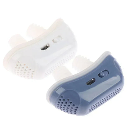 Electric Anti Snore Device Anti-Snoring Stopper Anti Snore Nose Clip Sleep Aid Care Better Breath Aid Sleepping Ventilator