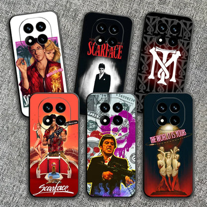 Scarface 1983 Al Pacino Soft Phone Case for Xiaomi Redmi Note 12 13 14 15 Pro Plus 11 12S 11S 11T 10 4G Black Cover Back Shell