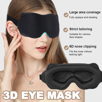 3D Sleeping Mask Block Out Light Soft Padded Sleep Mask For Eyes Slaap Masker Eye Shade Blindfold Sleeping Aid Face Mask Eyepatc