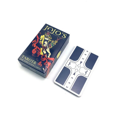 10.3*6cm JoJo Bizarre Adventure Tarot Cards 84 pcs Divination Deck 4*2.3 inch Oracle Board Playing Table Games For Party