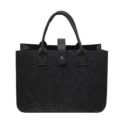 Portable Large Capacity Mummy Bag  Women Felt Shoulder Bag Simple Solid Color Messenger Bag Handbag Travel Casual Crossbody Bags