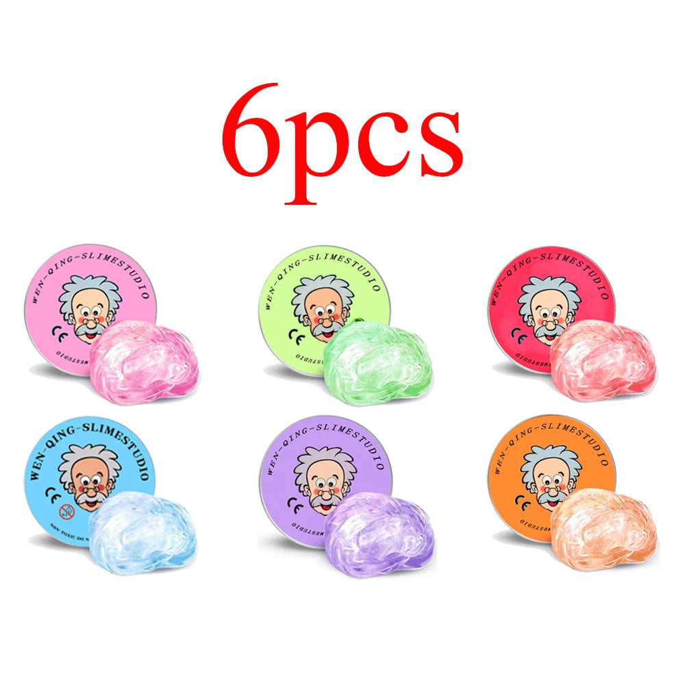 Colorful Non-Newtonian Liquid Decompression Toys Transparent Elastic Modeling Compound Non-Toxic Creative Crafts