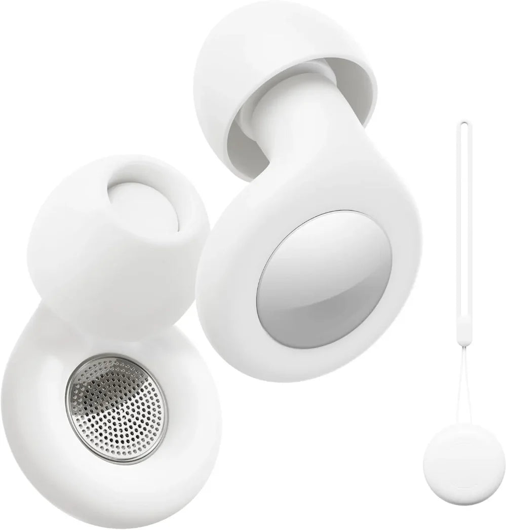 Ear Plugs for Sleeping Noise Cancelling, 25dB Ear Plugs for Noise Reduction with 8 Ear Tips, Reusable Silicone Earplugs Hearing