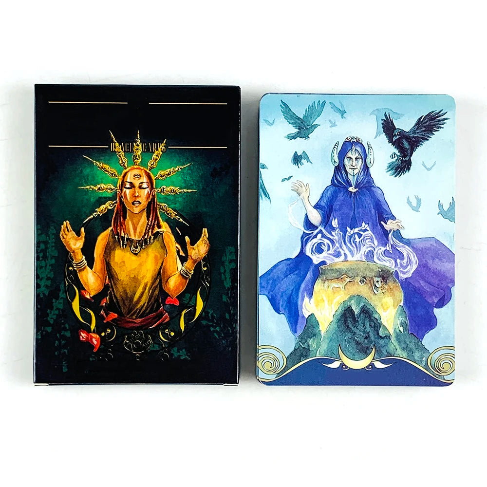 12*8.5cm Oracle Cards Fate Divination Family Leisure and Entertainment Board Playing Game Holiday Games, Christmas Gifts