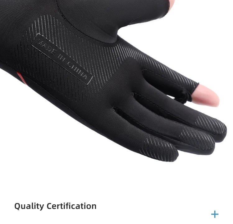 Anti-Sunburn Long Sleeve Men Summer Fingertip Flip Glove Cool Summer Ice Silk Driving Cycling Fishing Non - Slip Arm Warmers