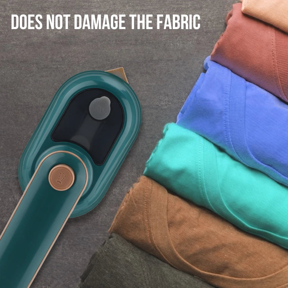 Mini Handheld Steam Iron 170° Rotating High-Temperature 180°C Portable Garment Steamer Wet & Dry Ironing Machine for Home&Travel