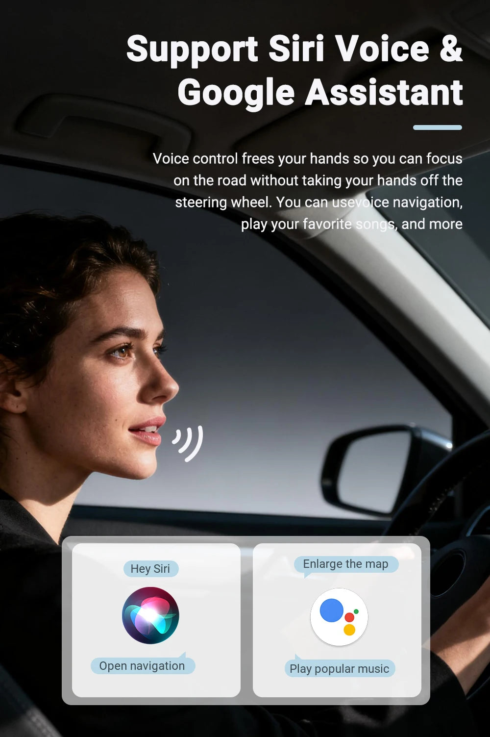 Bezprzewodowy CarPlay Android 2026 Nowy Inteligentny Adapter Samochodowy Bezproblemowy Plug&Play Stabilne połączenie BT WiFi Aktualizacja OTA Pasuje do 99% Pojazdów