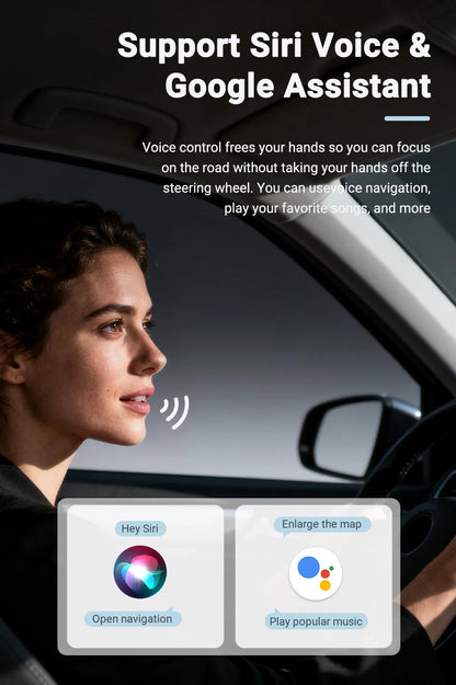 Bezprzewodowy CarPlay Android 2026 Nowy Inteligentny Adapter Samochodowy Bezproblemowy Plug&Play Stabilne połączenie BT WiFi Aktualizacja OTA Pasuje do 99% Pojazdów