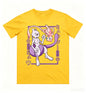 Pokémon Mewtwo Mew Printed Pure Cotton T-shirt for Men and Women Spring/Summer New Collection Fashion Short Sleeved Shirt