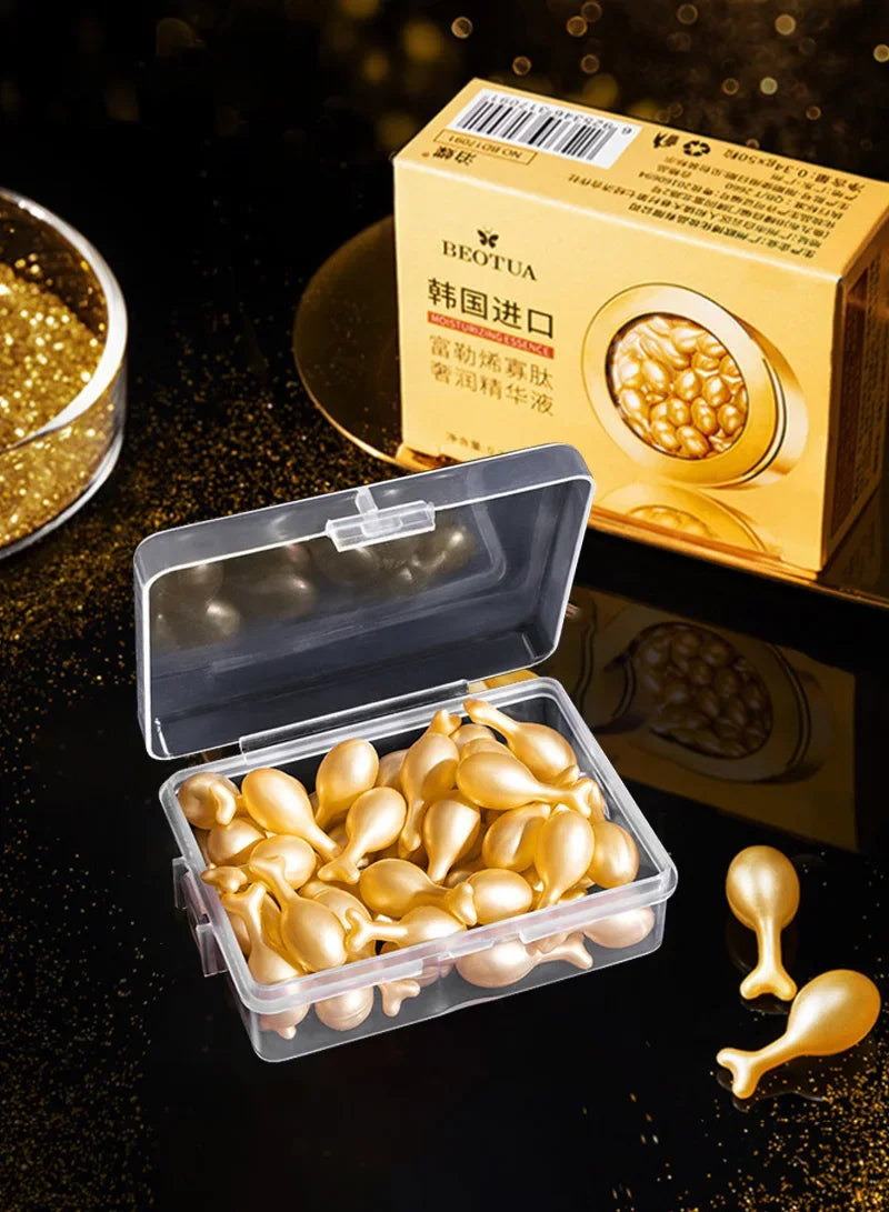 50Pcs Collagen Face Care Capsules Serum Spot Acne Wrinkle Remover Firming Whitening Hyaluronic Acid Essence Korean Skin Care
