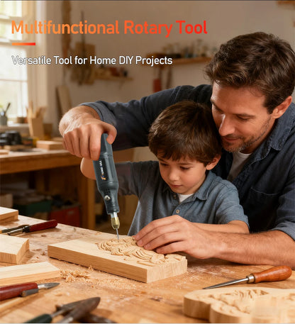 Mini Lithium Electric Drill 3.7V Cordless Rotary Tool for Engraving, Sanding, Polishing, Carving, Cutting, DIY Crafts