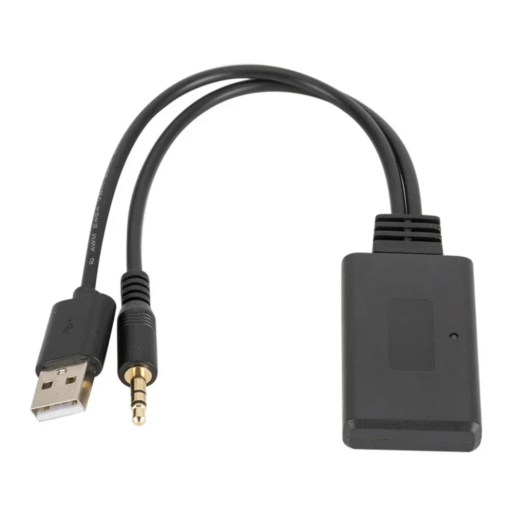 1PC For BMW E90 E91 E92 E93 3.5 mm Plug Universal Bluetooth Radio Cable Adapter Car AUX Bluetooth 5.0 Music Audio Receiver