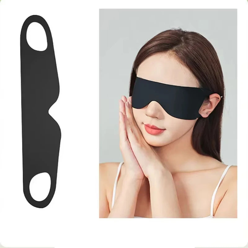 Comfortable Sleep Blackout Eye Mask Travel Eyepatch Thin Soft Eyeshade Nap Goggles Soild Color Washable Eye Protection Blindfold