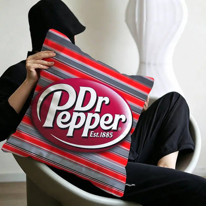 classic beverage brand Dr Pepper Pillow Anime Pillow Sofa Bed Head Pillow Cover Cushion Cover 45x45 cm Fashion