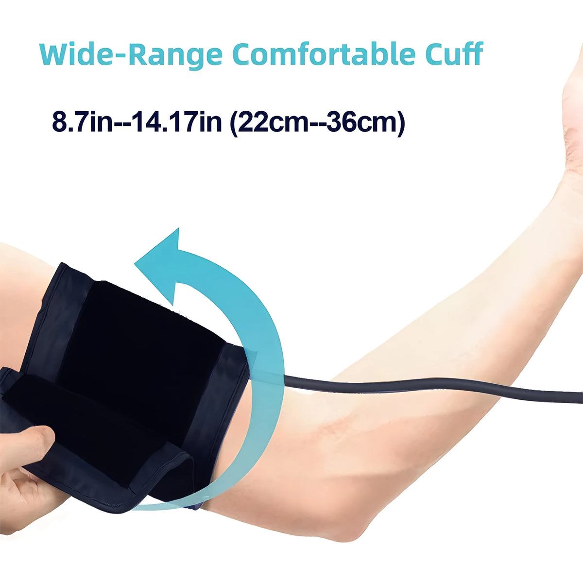 Automatic Digital Blood Pressure Monitor Upper Arm with Arrhythmia Detection Adjustable Cuff LED Display Health Tonometer