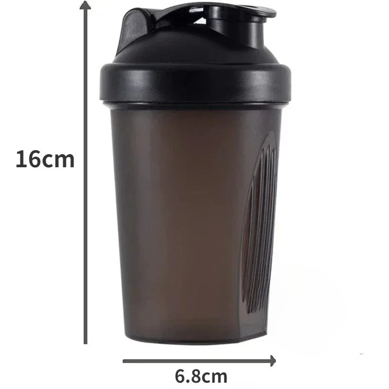 1-7PCS Shaker Bottles Sport Water Cups Whey Protein Powder Mixer Bottle Fitness Gym Shaker Outdoor Portable Plastic Drink Cup