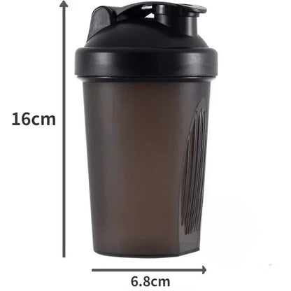 1-7PCS Shaker Bottles Sport Water Cups Whey Protein Powder Mixer Bottle Fitness Gym Shaker Outdoor Portable Plastic Drink Cup