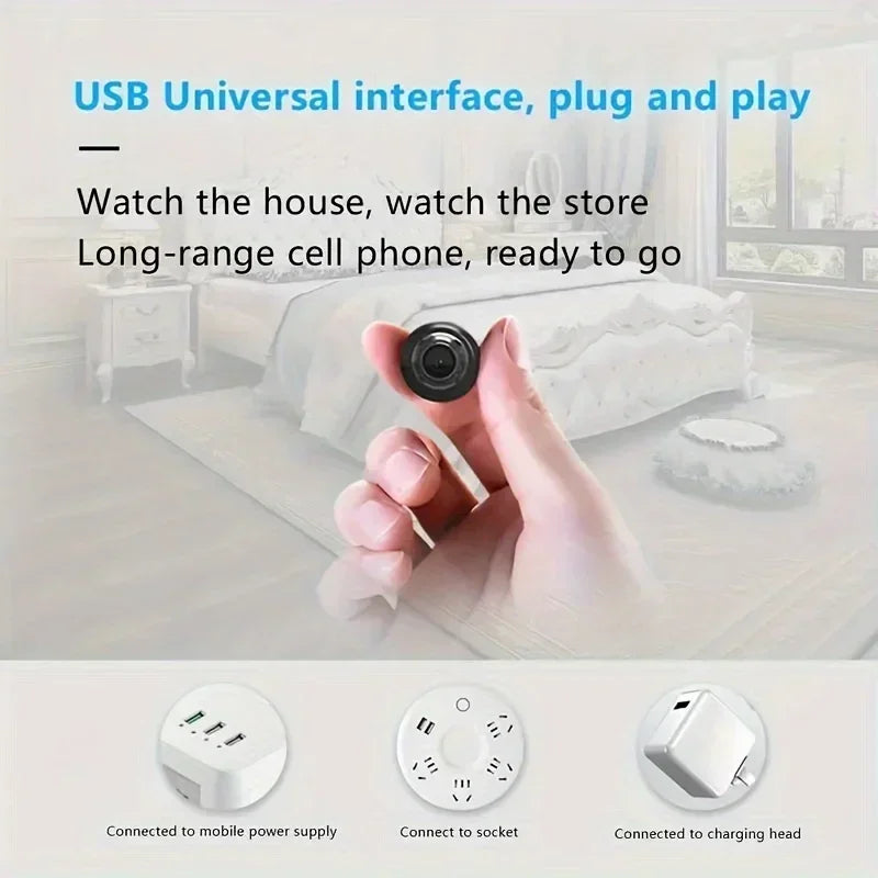 Wireless WiFi 1080P HD Mini Camera HD Night Vision Camera X5 Remote Monitor IP Cam Kids Pet Safety Monitoring