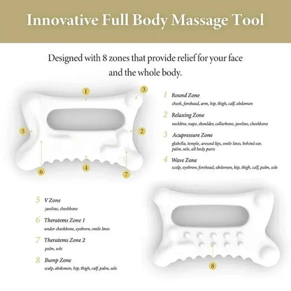 Facial GuaSha Massage Board Body Skin Care Relaxation Scraper for Face Maintenance And Muscle Relief Body Care Tool