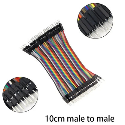 40-120PCS Jumper Wire DuPont Line DuPont Cable Connection male to male+female to female and male to female for Arduino DIY KIT