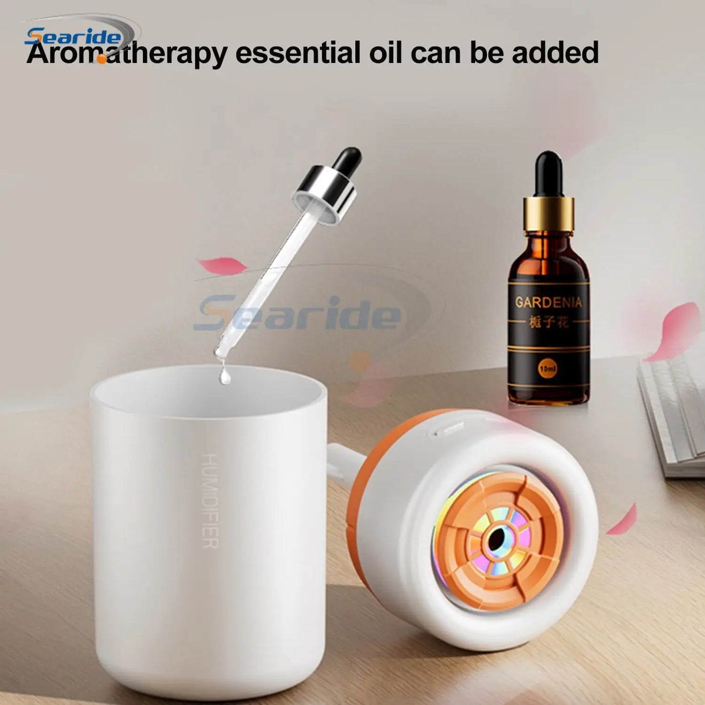 Mini Air Humidifier USB Electric Aroma Essential Oil Diffuser Purifier Aromatherapy Mist Maker Color Lights For Car Home Bedroom