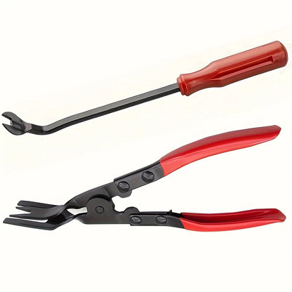 Car Trim Clip Removal Pliers Headlight Repair Tool for Dash Door Panel Fascia & Plastic Rivet Disassembly