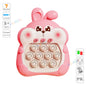 Electronic Pop Light Up Game Handle Toys for Children Adults Fidget Anti Stress Relief Toys Chases Light Game Console Xmas Gifts