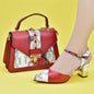 2024 Italian Shoe and Bag Set for Party In Women Luxury Shoes Women Designers Nigerian Women Party Pumps High Heels Sexy Ladies