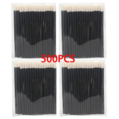 300/500PCS Crystal Lip Brushes Set Wholesale Lipstick Gloss Wands Applicators For Eyelash Extension Makeup Brush Beauty Tool