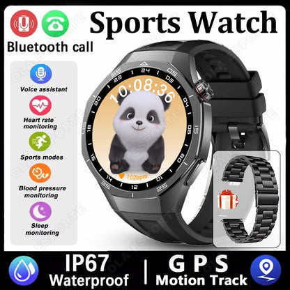 2026 Sports Watch 5 Pro GPS Track Smart Watches Men 1.52"AMOLED Full Touch Screen Waterproof Bluetooth Talk Smart Bracelet Hw12