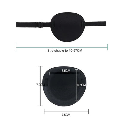 Single Eye Patch Adjustable 3D Foam Groove Breathable Eyeshade Eyes Medical Use Concave Strabismus Amblyopia Training Eye Mask