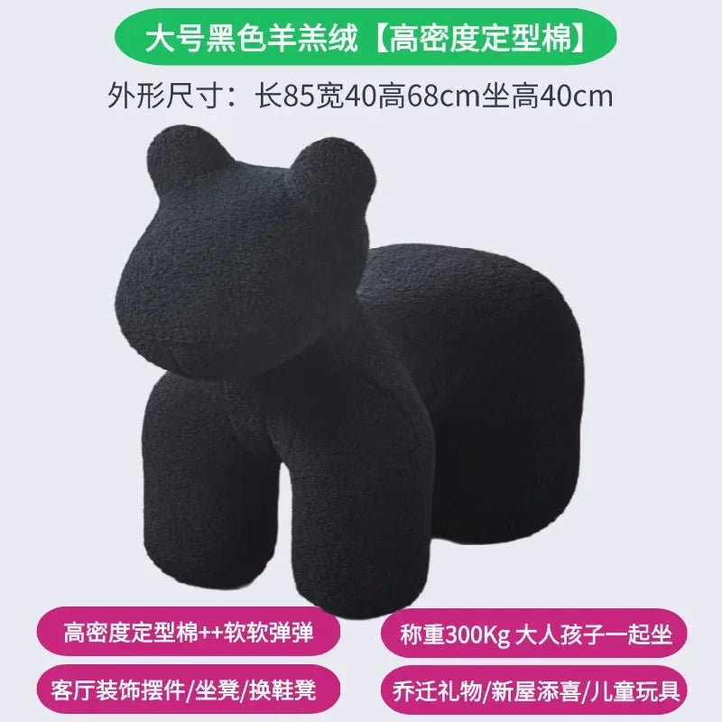 Modern creative single sofa ornament gift living room chairs Design Relaxing chair home furniture lint Pony stool chair