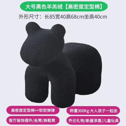 Modern creative single sofa ornament gift living room chairs Design Relaxing chair home furniture lint Pony stool chair