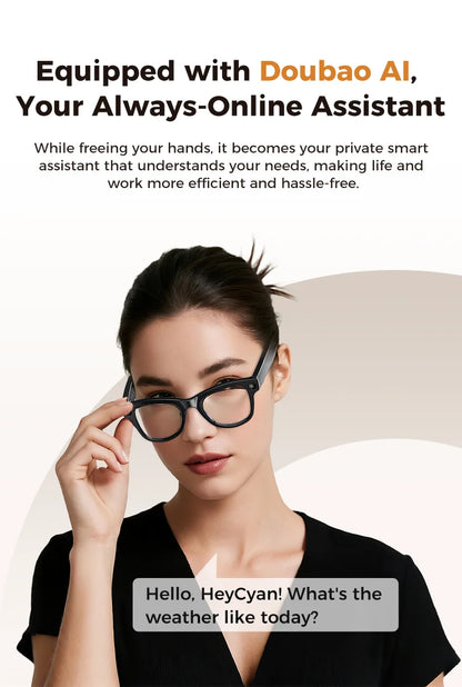 2026 Smart AI Glasses 4K HD Camera M02 Ultra ChatGPT 3600mAh Charging Case Power Bank 32GB Translation Music Video Sunglasses