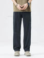 Ultra Thin Baggy Jeans Men's Summer New in Lyocell Soft Breathable Straight Trousers Elastic Waist Casual Blue Gray Wide Pants