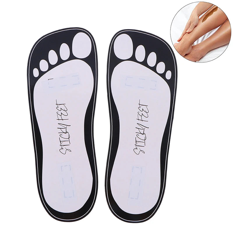 10 Pairs Tanning Sticky Feet Spray Tan Foot Protectors Accessories Sunless Tanning Feet Pads