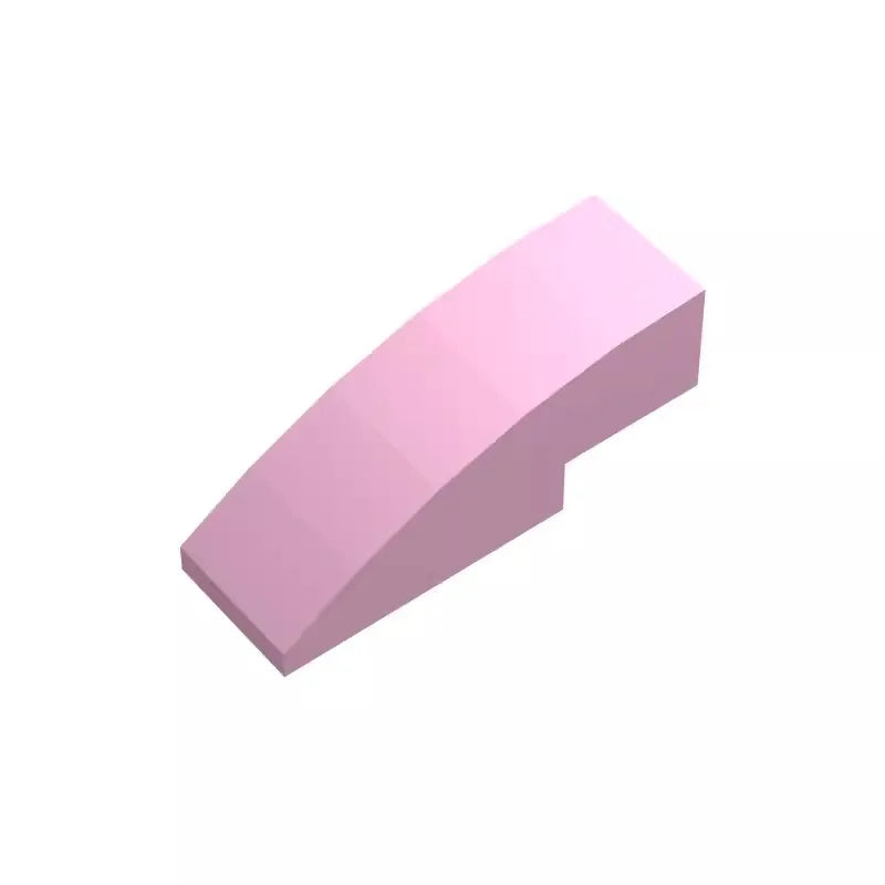 100pcs MOC Part 50950 Slope Curved 3 x 1 No Studs Building Block Particles DIY Construction Compatible Brick Toy Kid Gift