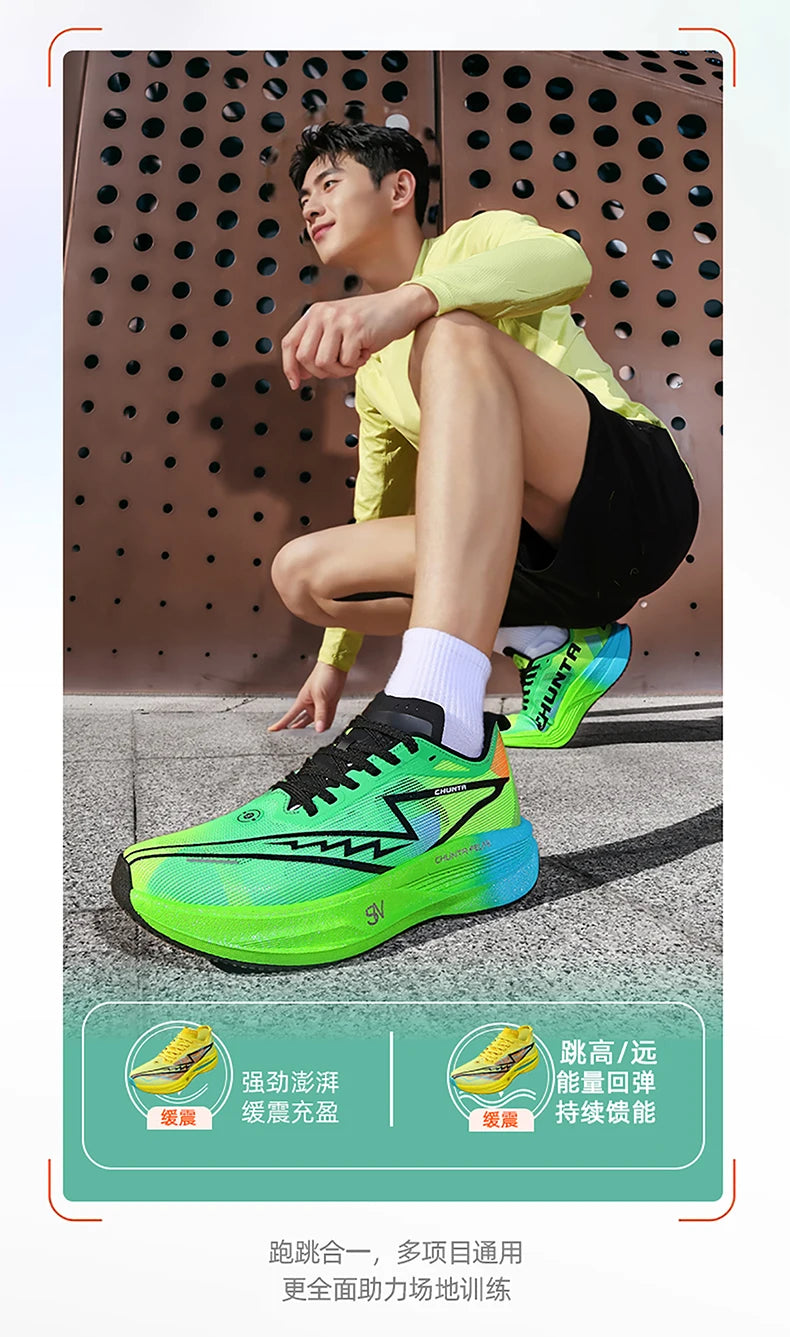 Running Shoes Original Man Carbon Plate Marathon Sports Lightweight Breathable AntiSlip Wear-resistant Casual Sneakers for Woman