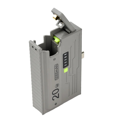Power Bank Case 1 *21700 Battery Box DIY Kit USB Type-C 20W Fast Charging Power Bank Box Dual Mode Suppors Small Current